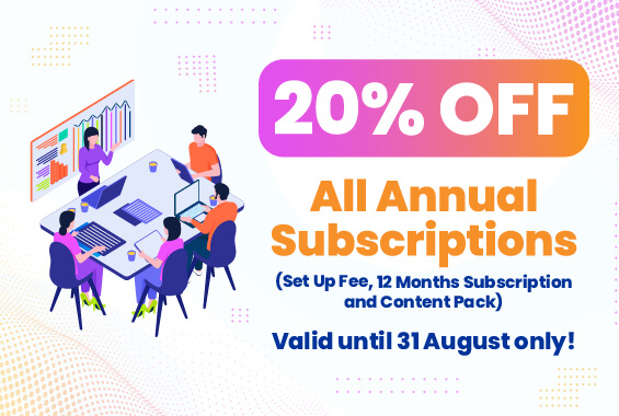 august lms annual subscription promotion